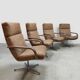 Dutch vintage design channel desk chair Artifort Geoffrey Harcourt