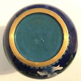 Vase Bleu Laiton