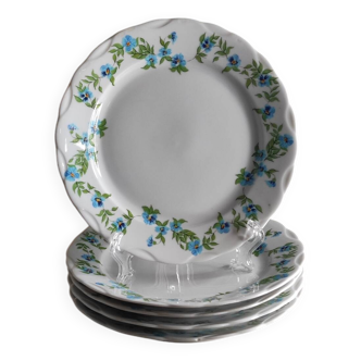 Fine porcelain dessert plates