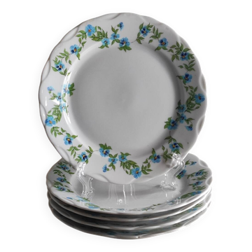 Fine porcelain dessert plates