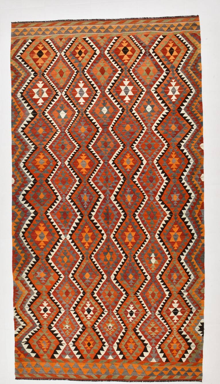 Turkish Flatweave Kilim Rug, 165x317 Cm