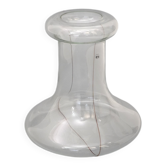 Transparent glass vase by Renato Toso for Fratelli Toso, 1970s.