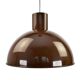 Midi Bunker Fog & Mørup Pendant Light Mid Century Modern Jo Hammerborg | Chocolate Brown Ceiling Light Vintage 70s Retro Danish Scandinavian