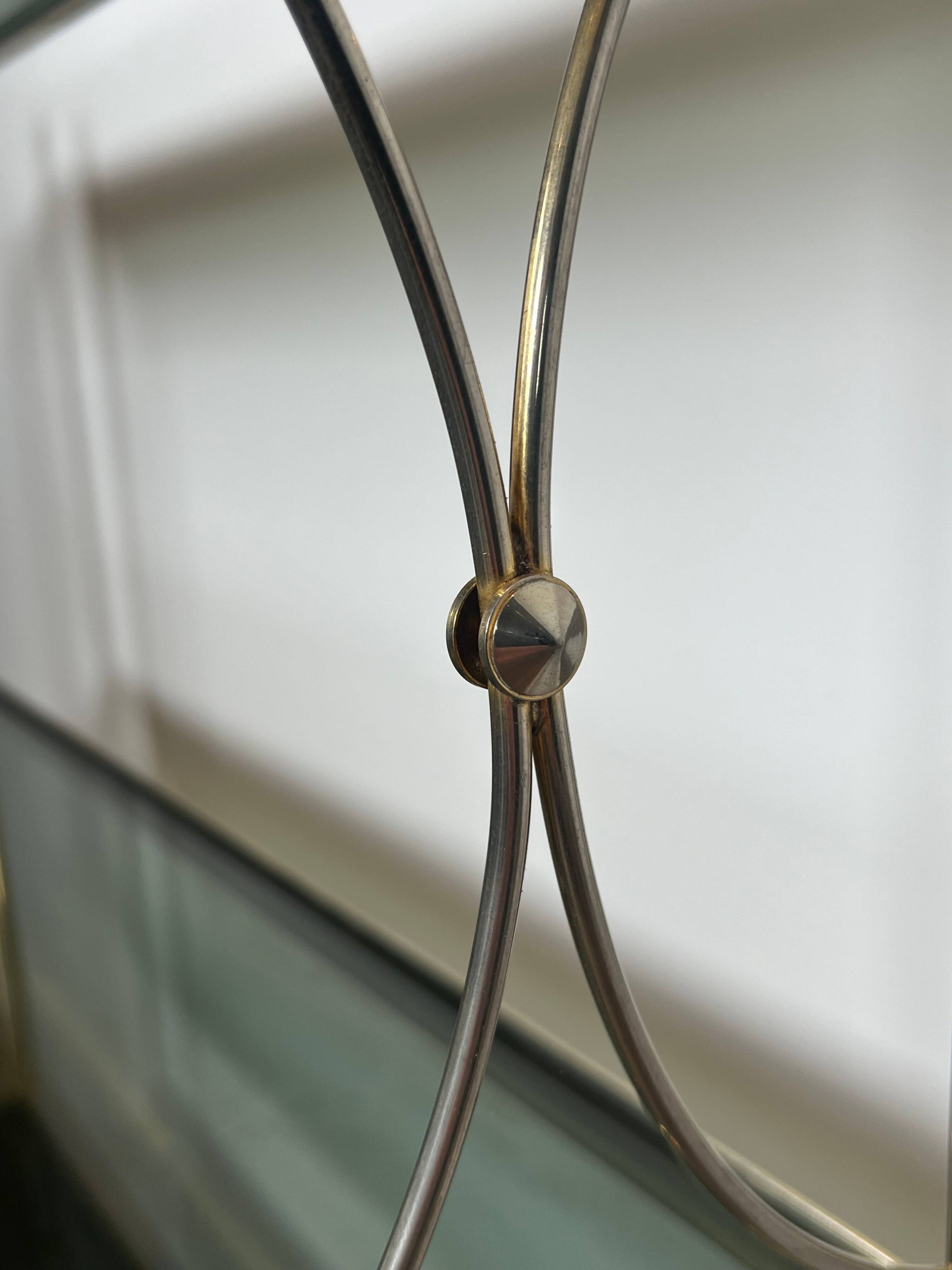 Neoclassical style silver-plated metal shelf attributed to the Jansen company