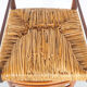 Teak and wicker dining chairs, 1960s