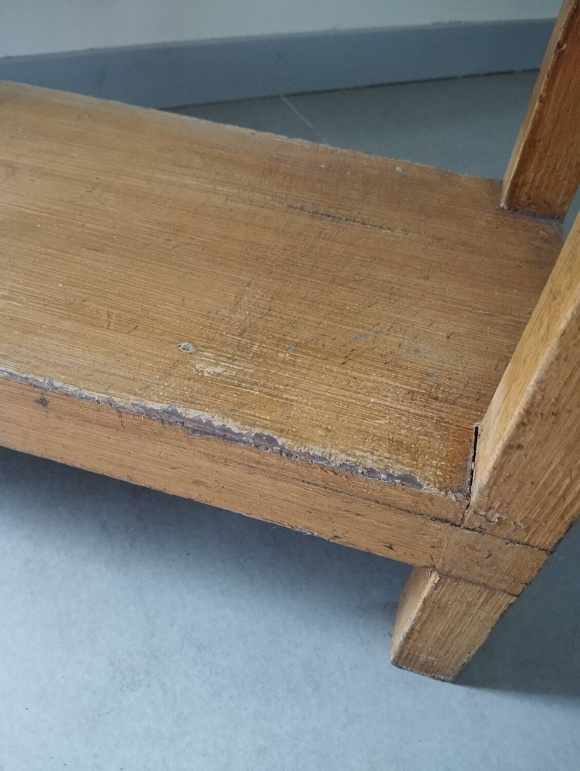 Wood and formica coffee table