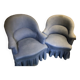 Fauteuils crapaud bleu