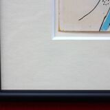 Framed lithograph (The Ladder, 1957) by Marc Chagall
