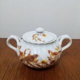 Limoges earthenware sugar bowl