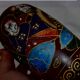 Vase of Japan Satsuma enamelled signature red stamp porcelain