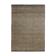 Tapis en jute et coton noir 160 x 230 cm