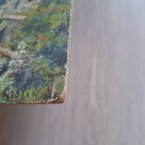 Small painting on cardboard