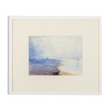 Blue coast, aquarelle on paper, 58 x 49 cm