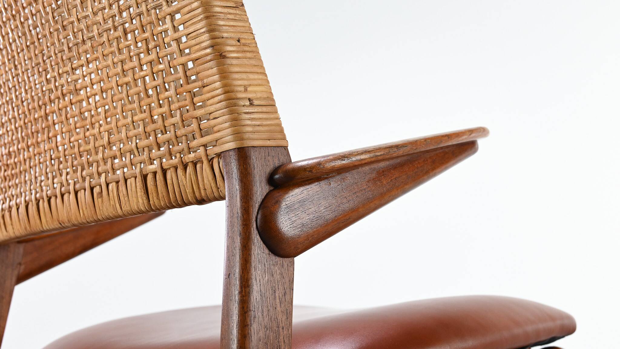 E. Knudsen, armchair model 48 for Jensen & Lykkegaard. Denmark, circa 1950.