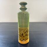 Vase soliflore vert et jaune