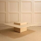 Saturn travertine table