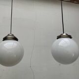 Opaline pendant lights