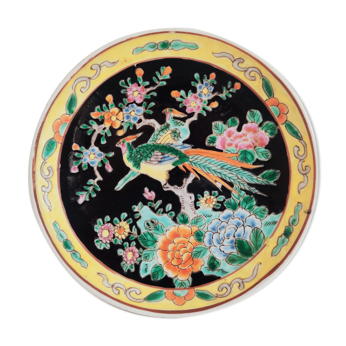 Japanese plate 19th phoenix
