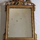 Antique carved and gilded wooden mirror, Louis XVI style – 54 x 92 cm