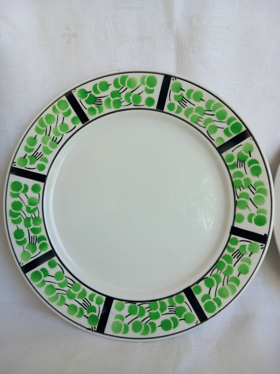 Old service Sarreguemines Digoin model Reinette Art