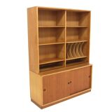 Scandinavian "Öresund" oak bookcase, Børge Mogensen, Sweden, 1960