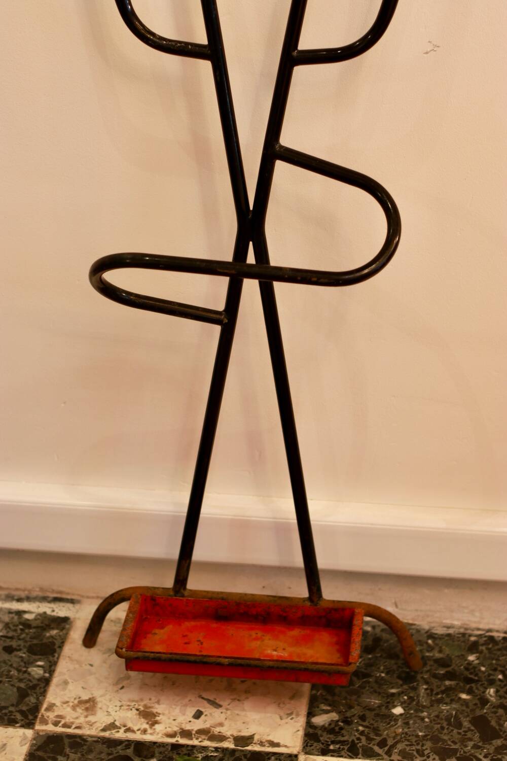 Vintage wall coat rack