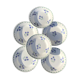 6 assiettes plates bleuets porcelaine opaque de gien