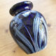 Artisan vase with floral motifs