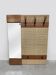 Vintage wall coat rack hall wardrobe 1960