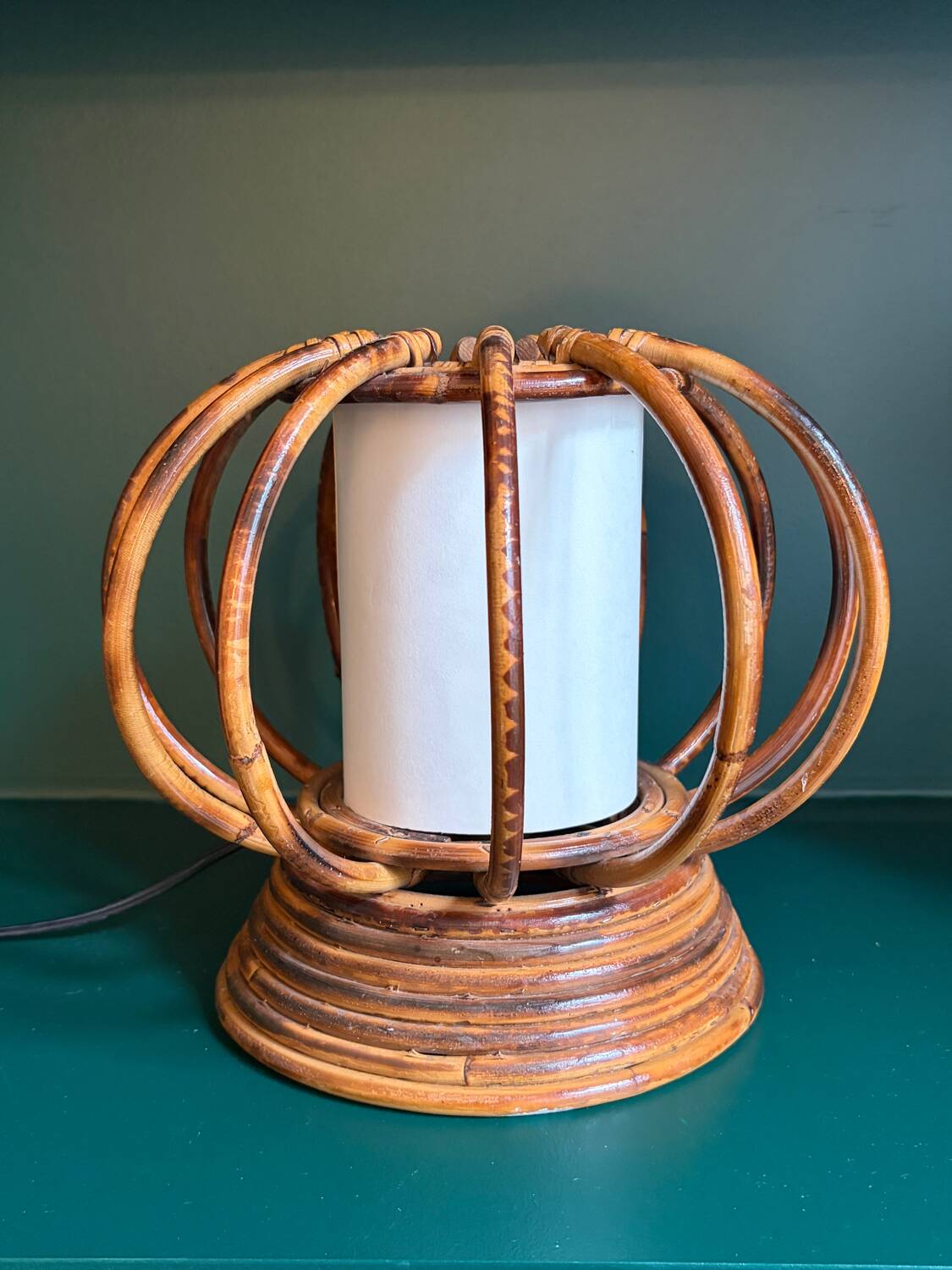 Louis Sognot, bamboo lamp