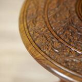 Small Early 20th Century Inlaid Side Table, 1950s