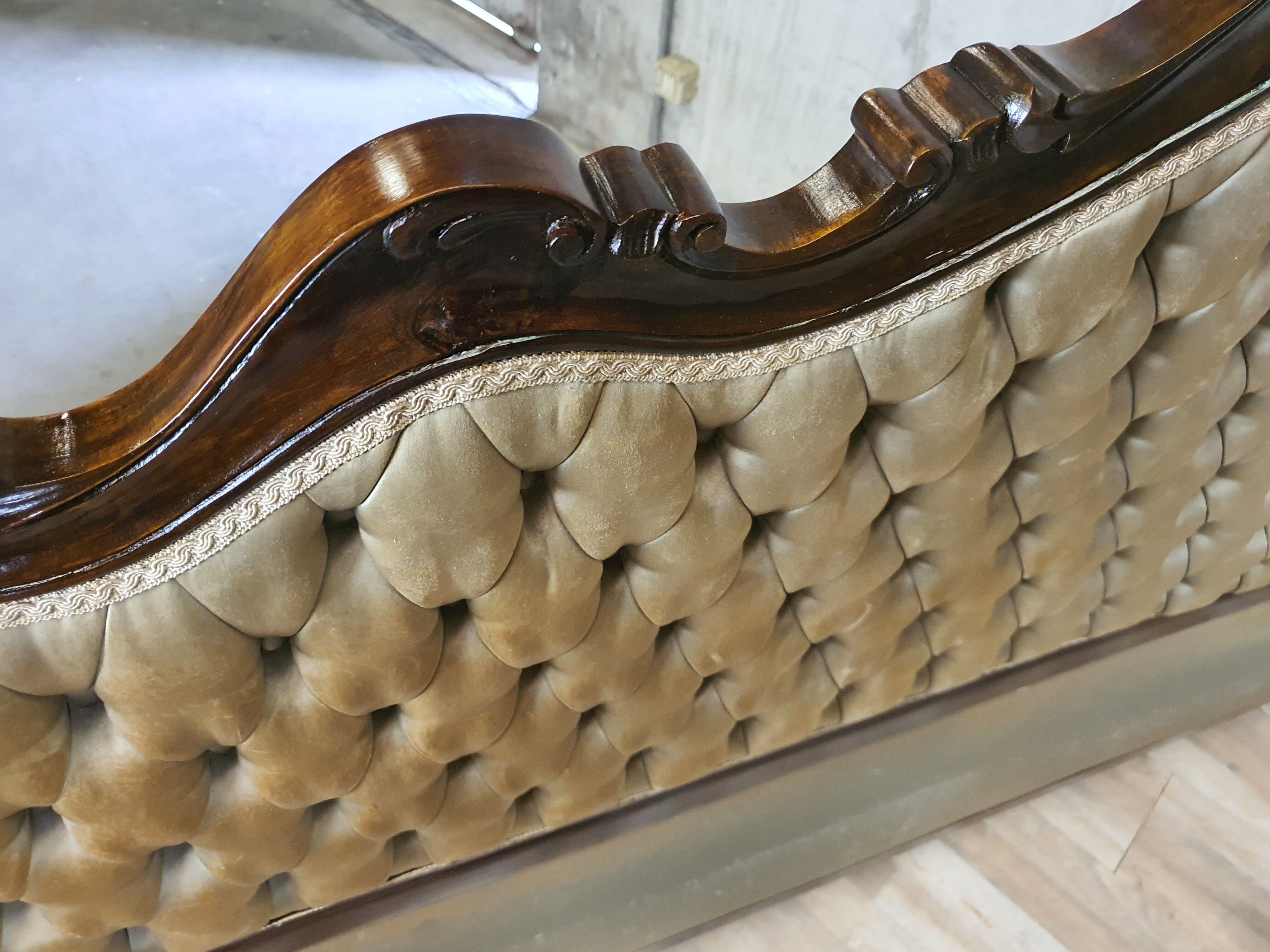 Baroque double bed - 20th century