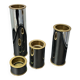 Set of 4 Cylinder 2000 candle holders by Staffan Engelsson, 1970s