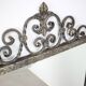 Ornamental wrought iron mirror MOKO Prague, Czechoslovakia, mid-20th century