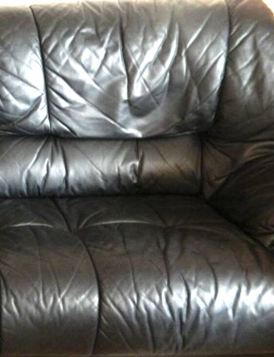 3 seater leather sofa