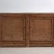Chinese buffet high in carved pine with geometric panels – Gansu, circa 1930