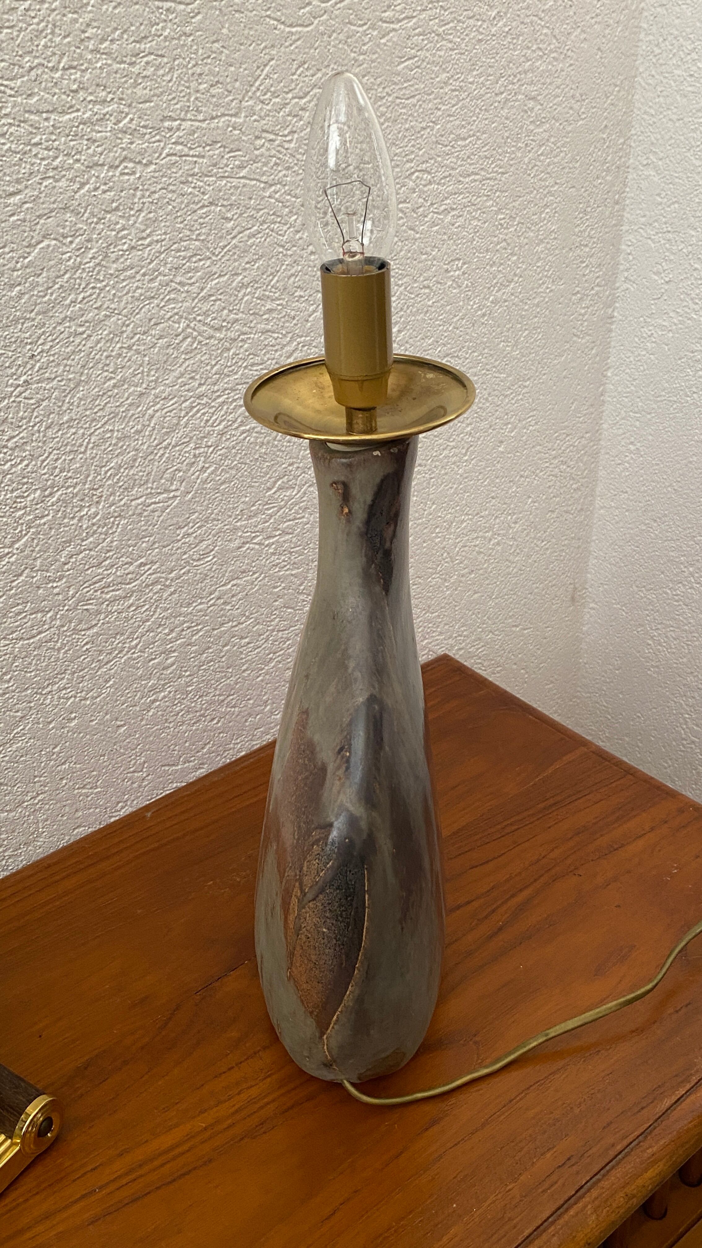 Glazed ceramic lamp, 1994