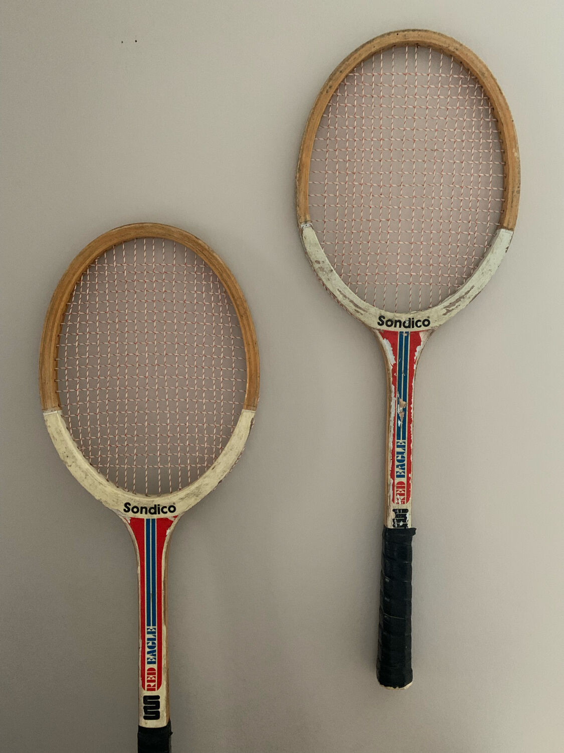 Vintage tennis rackets