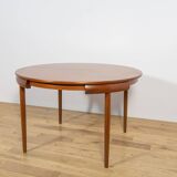 Mid-century teak dining table & chairs by Hans Olsen for Frem Røjle, Denmark, 1960s, set of 5
