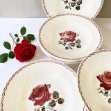 Soup plates, Germaine pattern, Badonviller