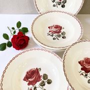 Assiettes creuses, modèle Germaine, Badonviller