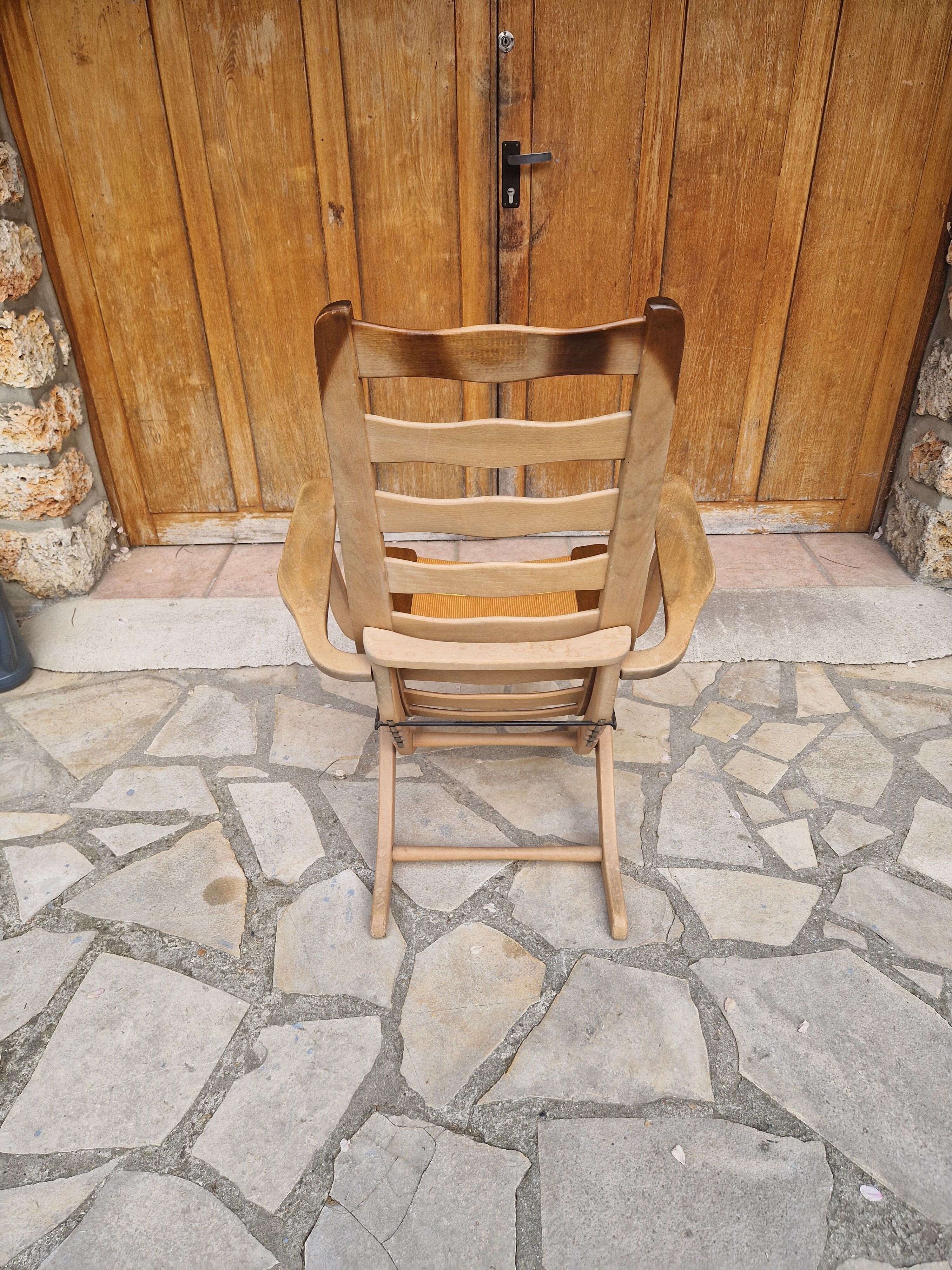 Triconfort deck chair from the 1960s