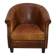 Vintage Dutch Club Chair in Cognac Leather