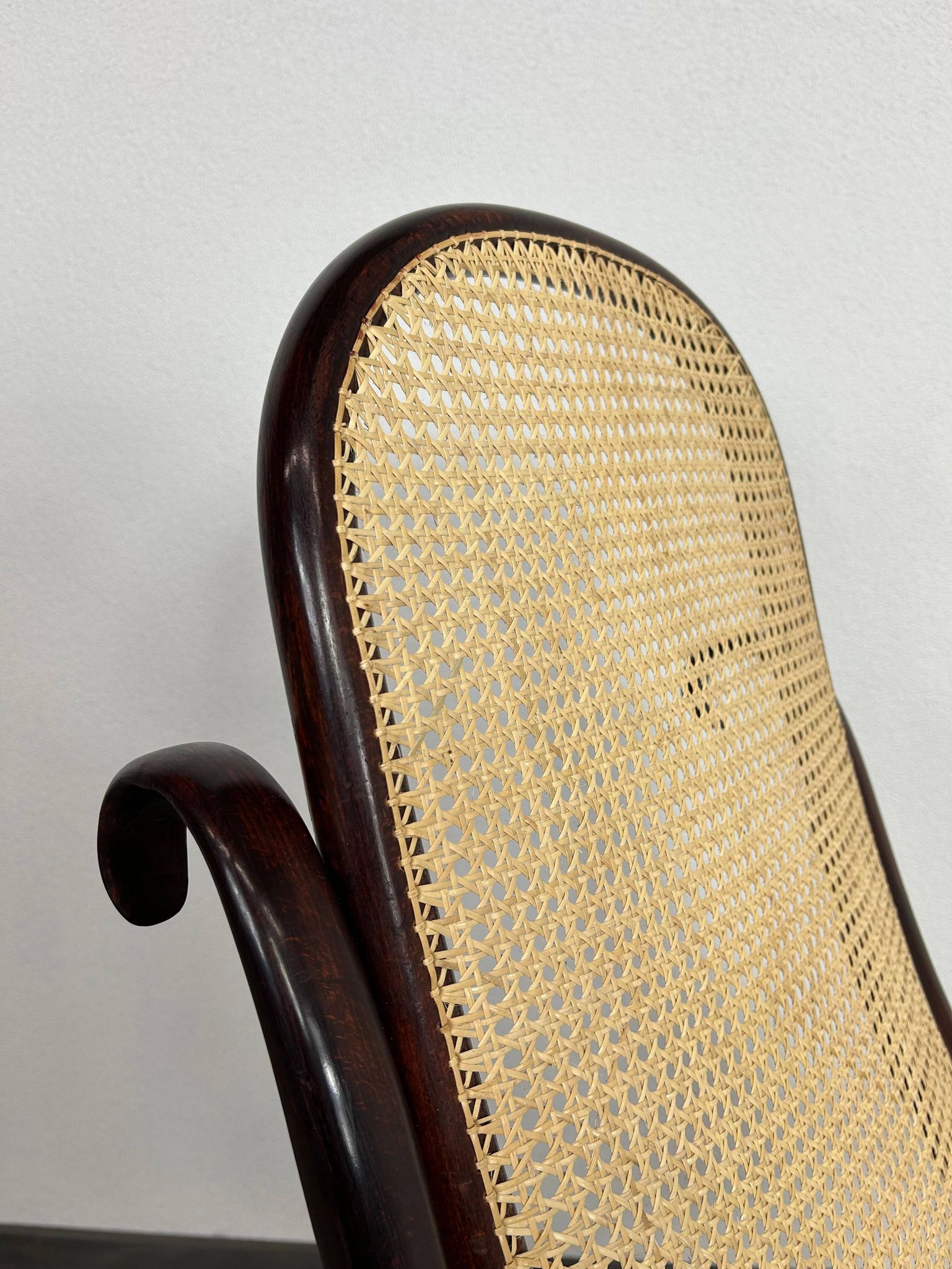 Chaise longue pliante très rare n°1 par Thonet