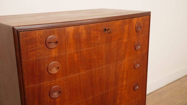 Commode danoise 7 tiroirs vintage en teck