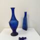 Cobalt blue glass Empoli style carafe