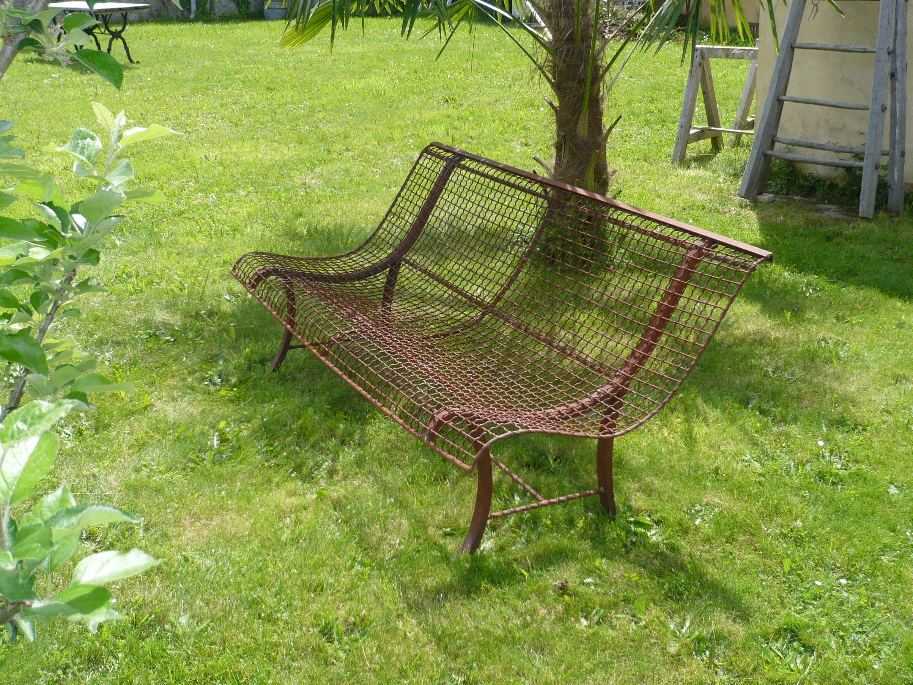 Vintage garden bench