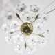 Delicious Murano Ceiling Light White Flowers, 1970
