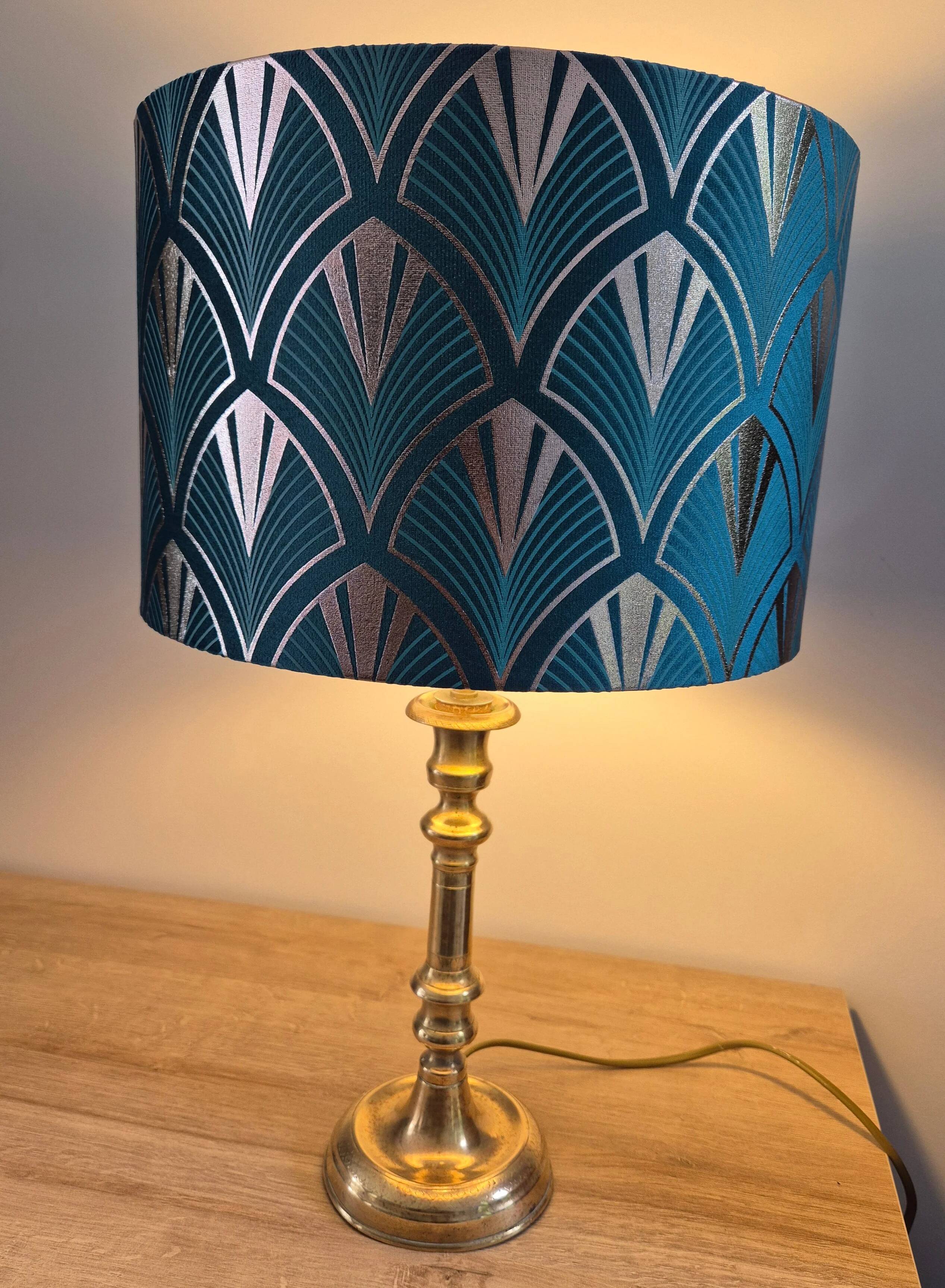 Antique candlestick lamp