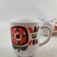 6 mugs vintage mobil design j-c. collector's miller